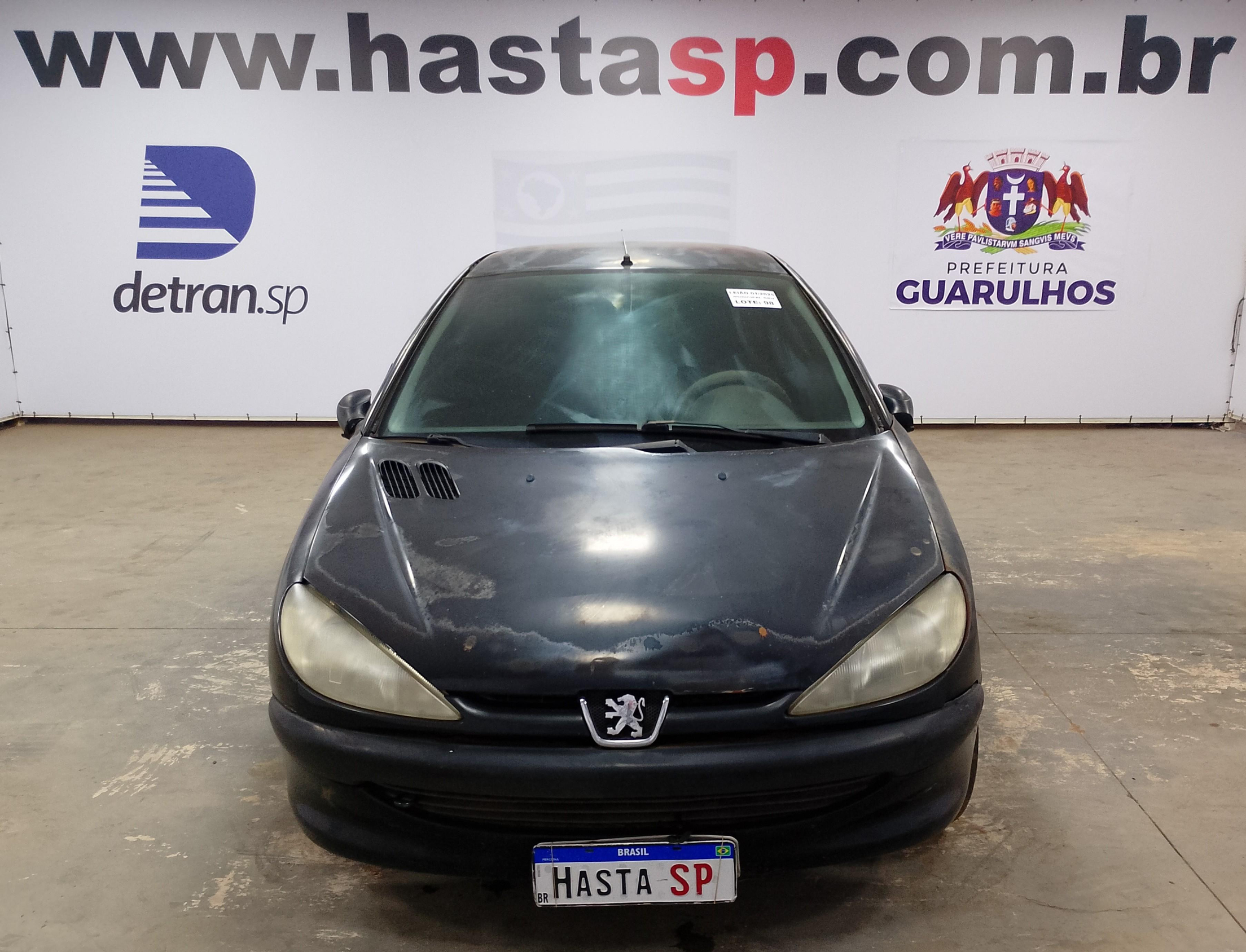 Peugeot 206 Selection 2003 Preto Conservado