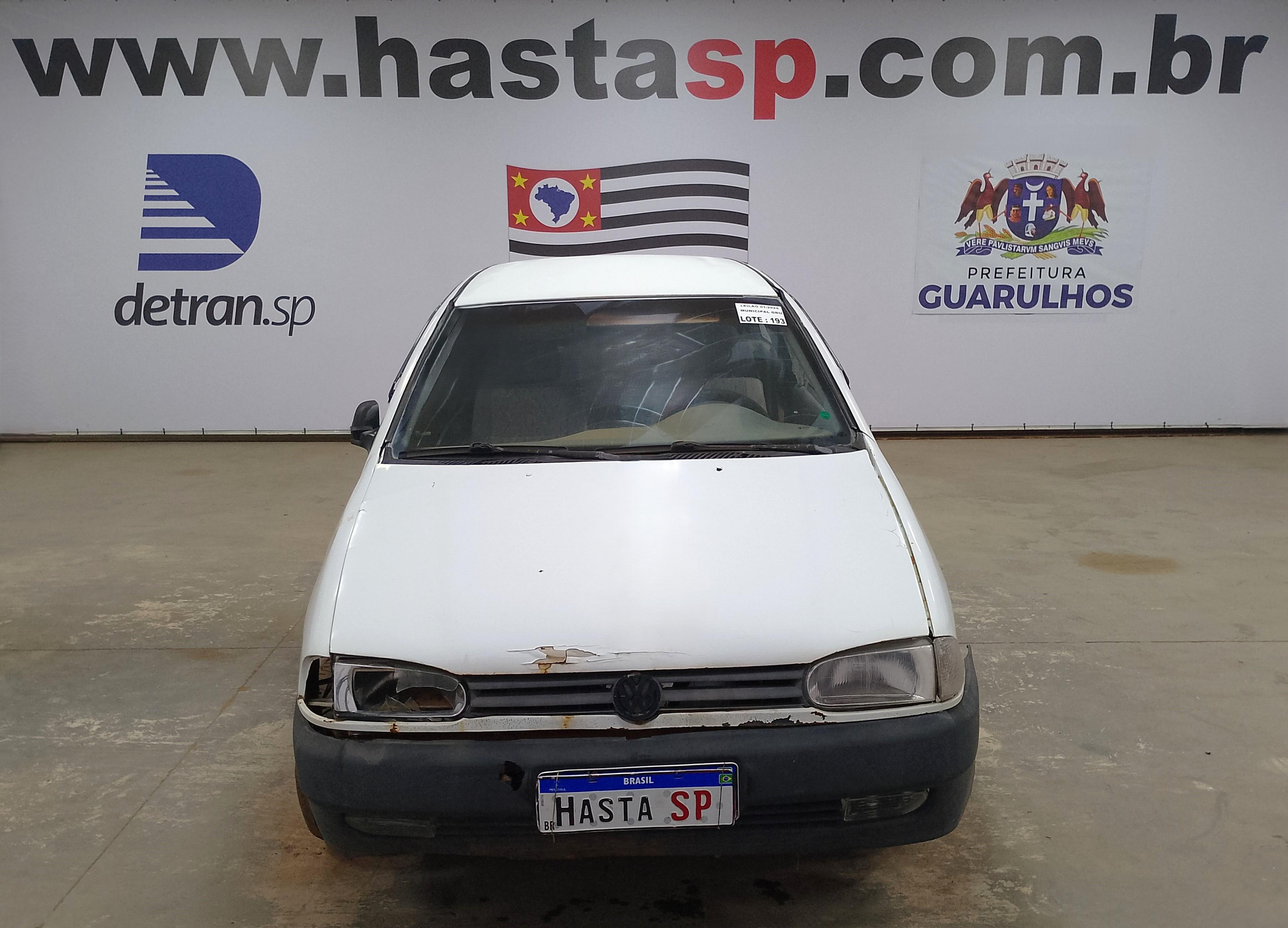 Veículo VW - VolksWagen Gol Volkswagen Gol 1998 Branco Hatch Conservado 1998 em leilão