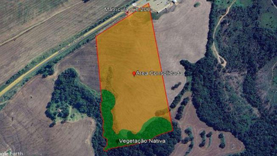 Área rural de 12,1 ha, sem benfeitorias, localizada no município de ventania/pr. massa falida de mcf agrícola ltda