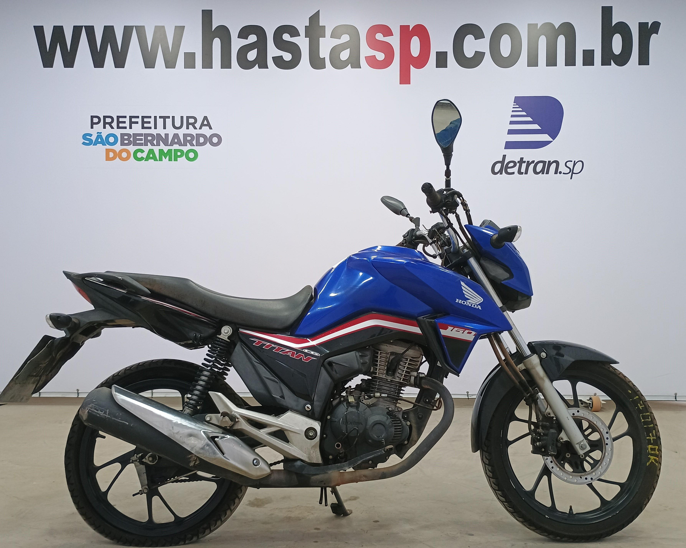 Veículo HONDA CG Honda CG 160 Titan 2021 Azul Conservada 2021 em leilão