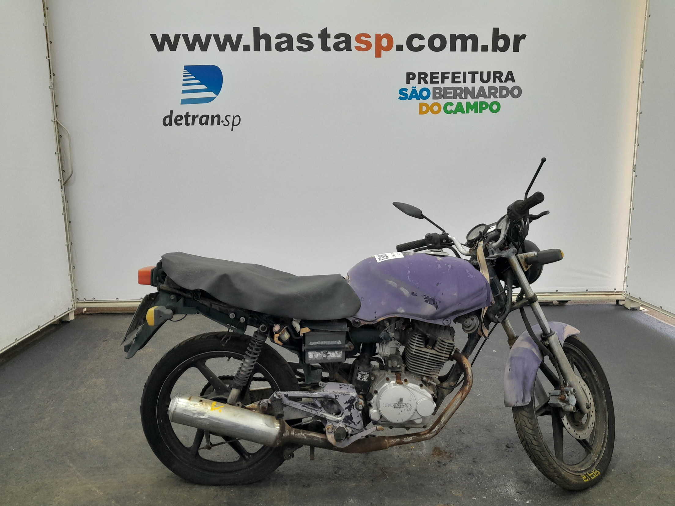 Veículo HONDA CBX Honda CBX 200 Strada 1998 Roxa Conservada 1998 em leilão