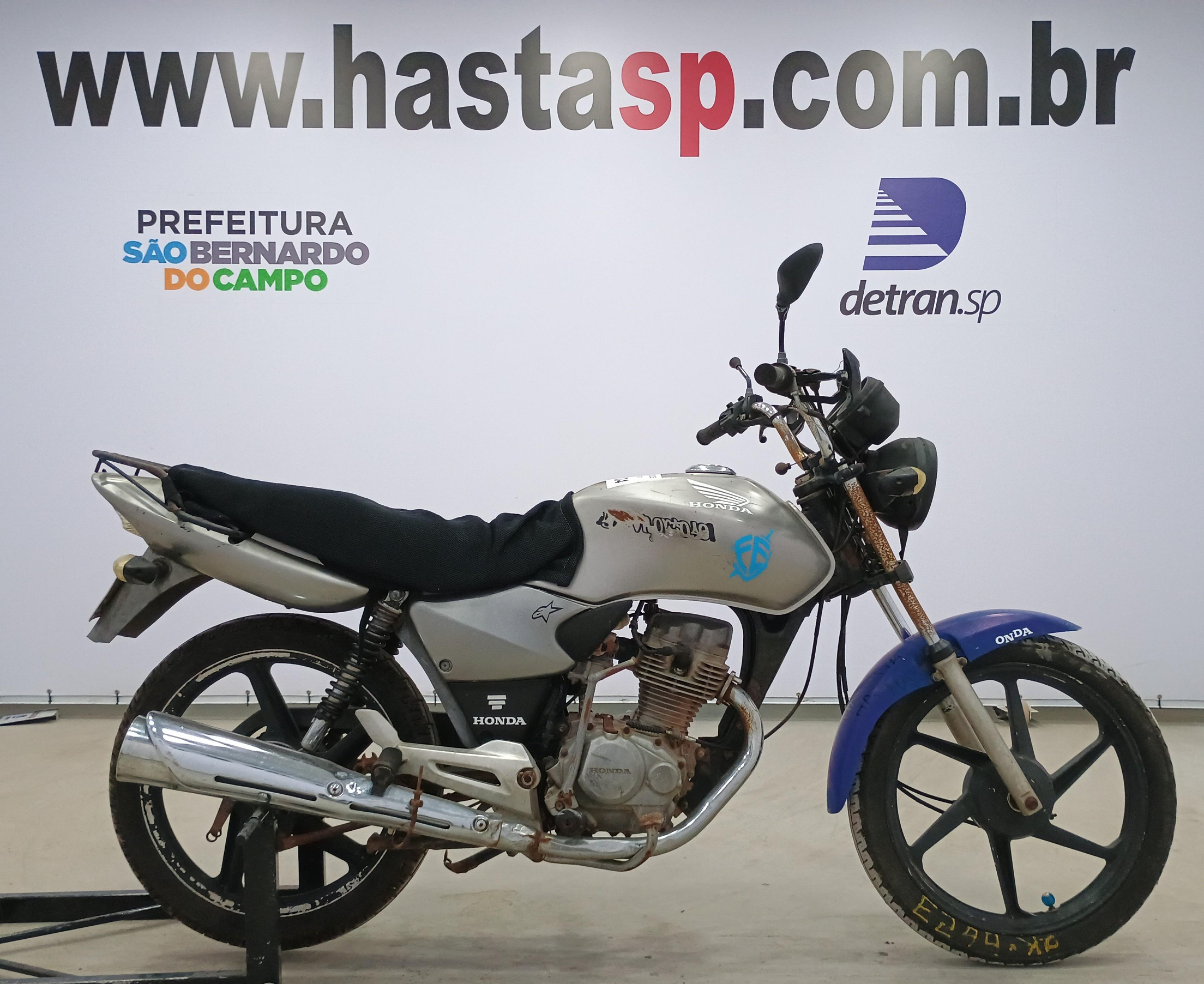 Honda CG 125 Titan KS Today 125 2001 Prata Conservada