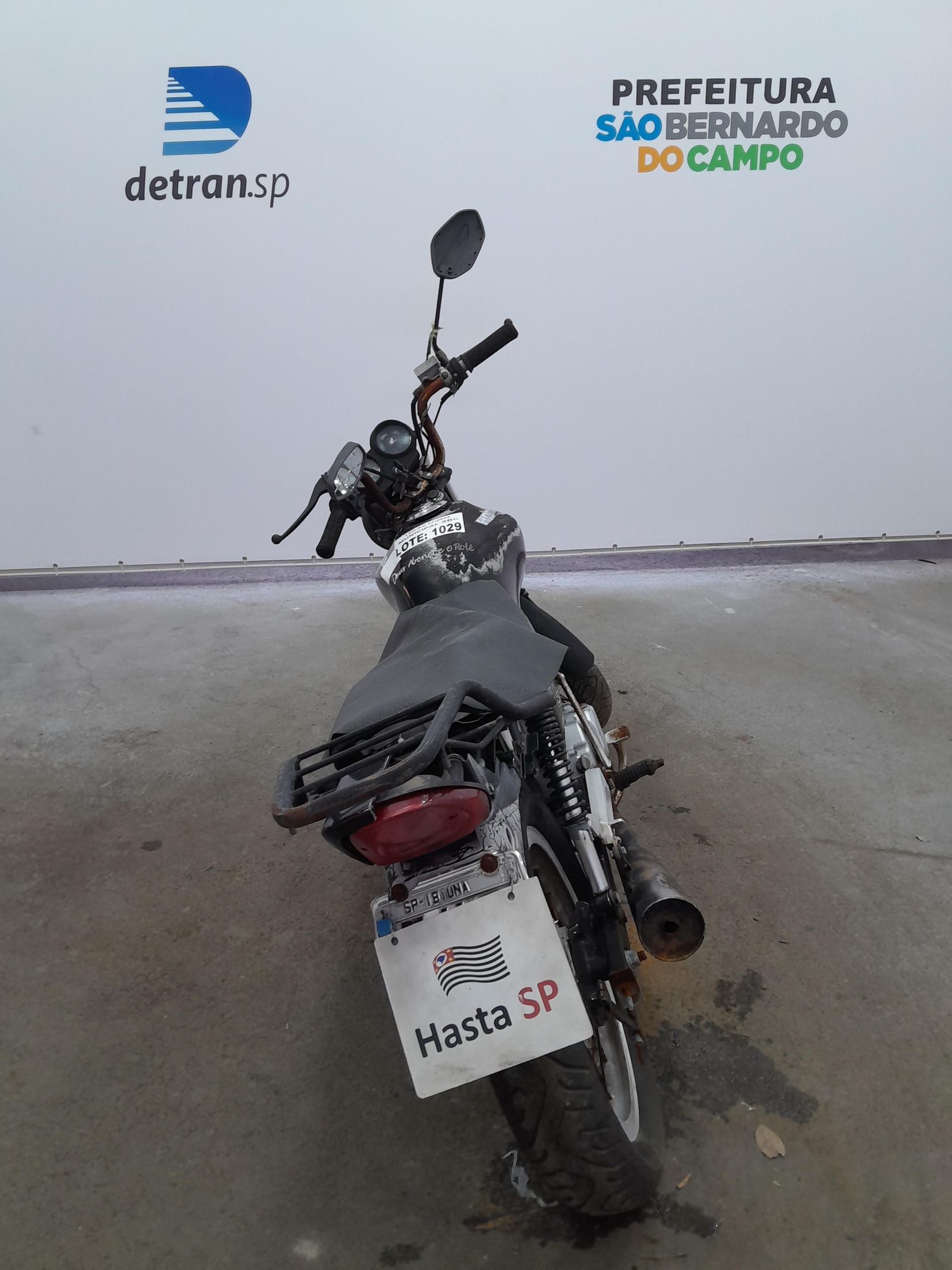 Veículo HONDA CG Honda CG 125 Fan 2008 Preta Conservada 2008 em leilão