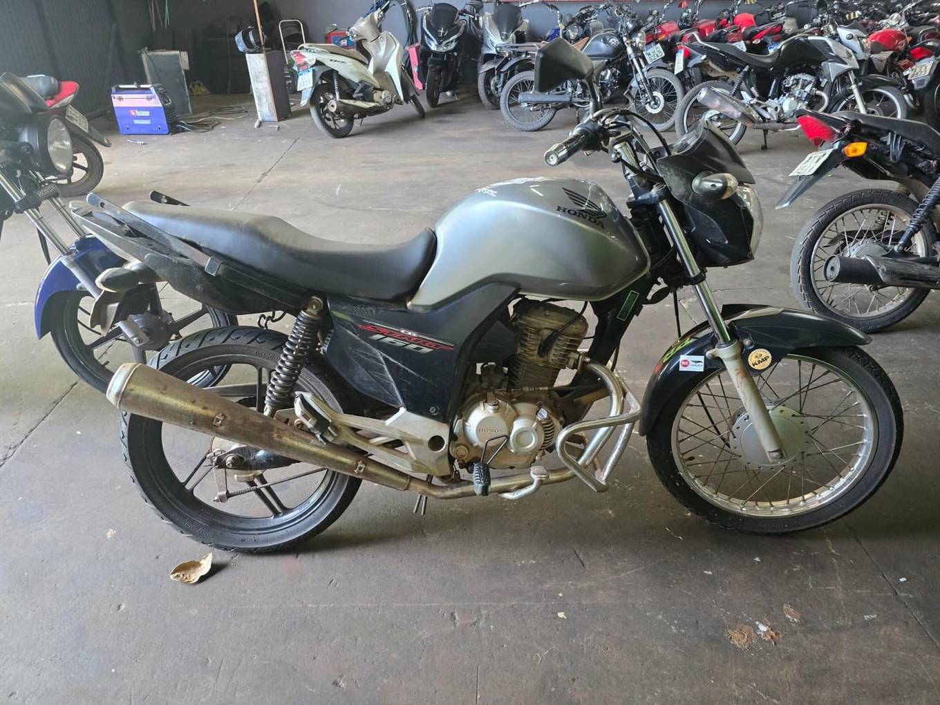 Honda CG 160 Start 2020 Cinza Bom Estado