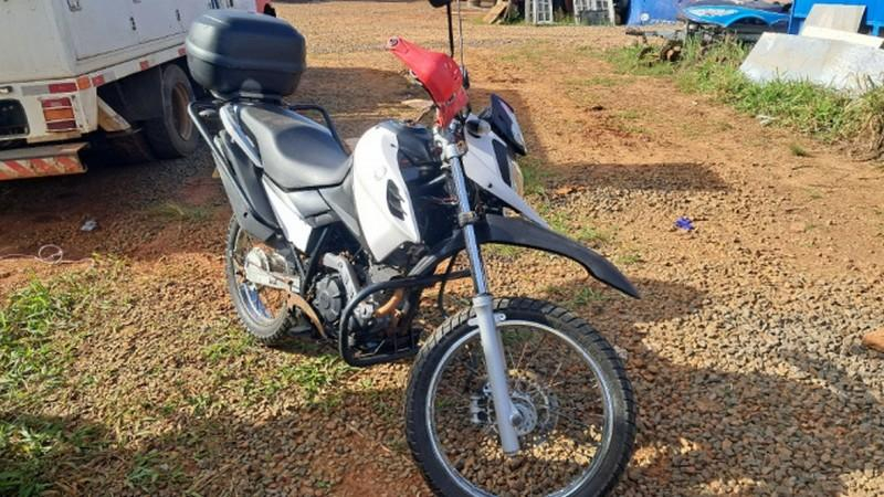 Veículo YAMAHA XTZ150 Yamaha XTZ150 Crosser S 2018 Branca com Avarias 2018 em leilão